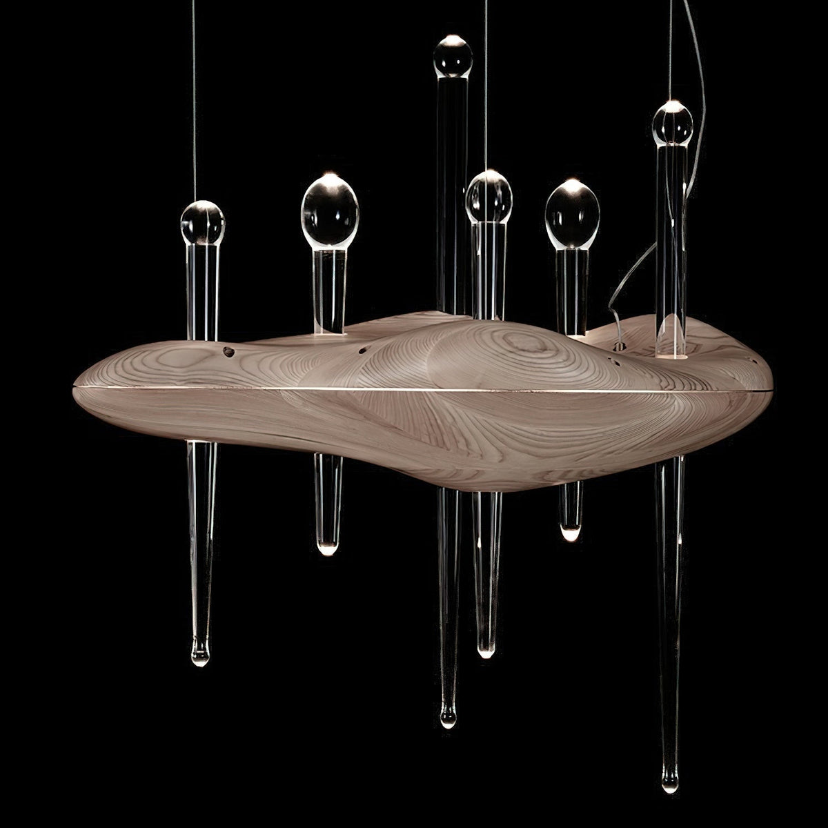 Umare Fantaisiste Chêne Verre Pendentif Lumière - Neutralighting
