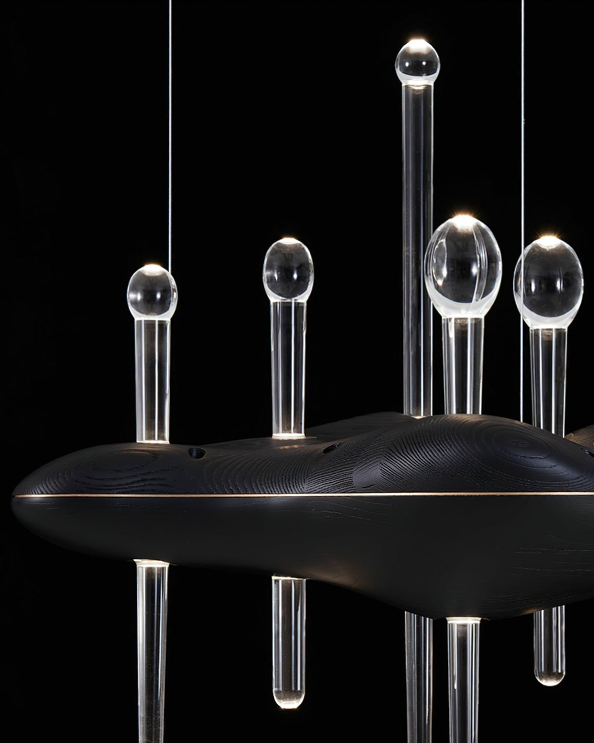 Umare Fantaisiste Chêne Verre Pendentif Lumière - Neutralighting