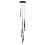 Lustra Chandelier Élancé Noir Minimaliste - Neutralighting
