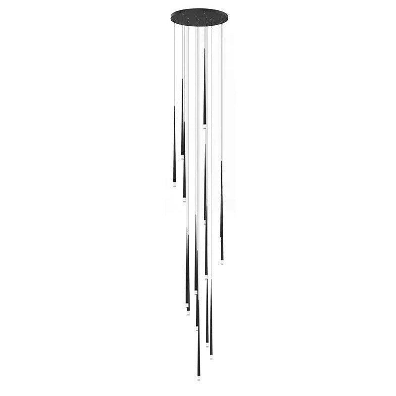 Lustra Chandelier Élancé Noir Minimaliste - Neutralighting