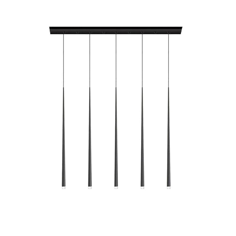 Lustra Chandelier Élancé Noir Minimaliste - Neutralighting