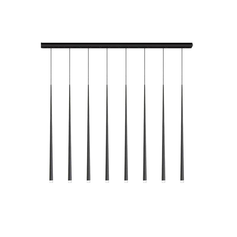 Lustra Chandelier Élancé Noir Minimaliste - Neutralighting