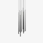 Lustra Chandelier Élancé Noir Minimaliste - Neutralighting