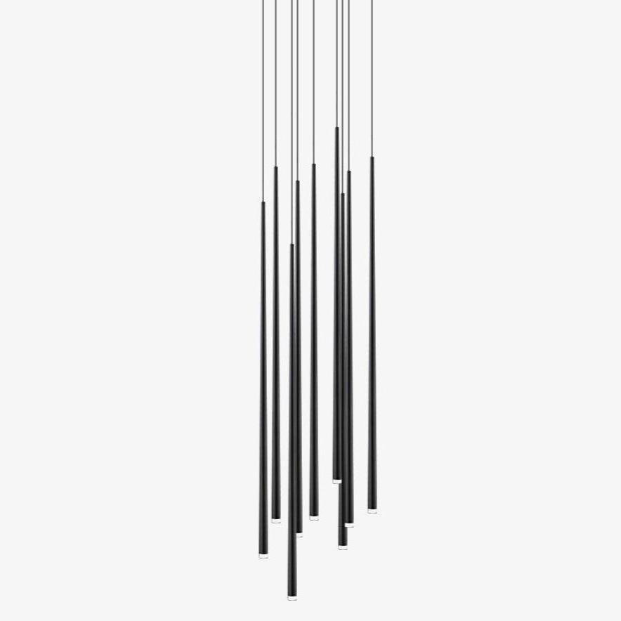 Lustra Chandelier Élancé Noir Minimaliste - Neutralighting