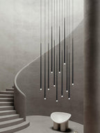 Lustra Chandelier Élancé Noir Minimaliste - Neutralighting
