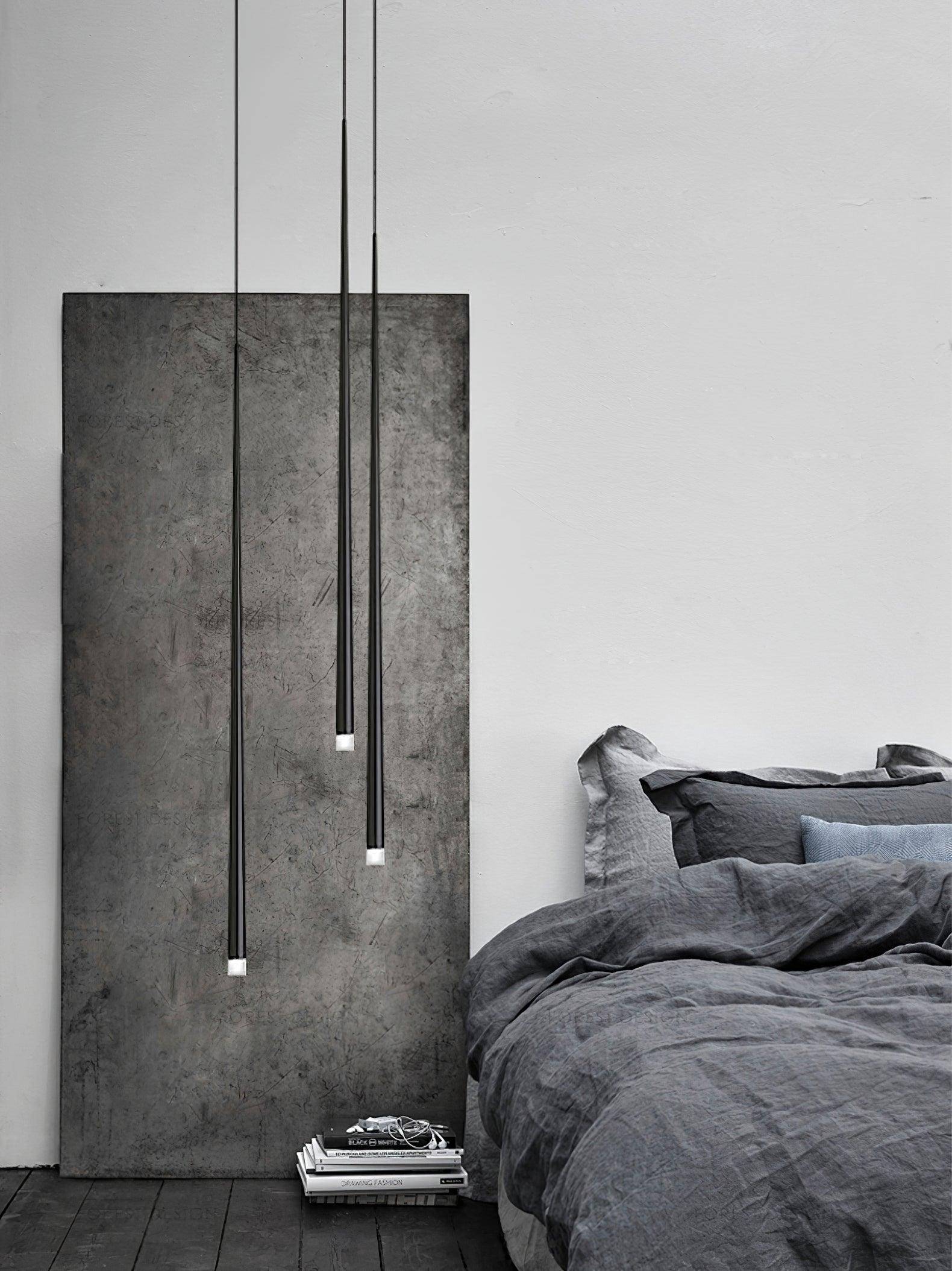 Lustra Chandelier Élancé Noir Minimaliste - Neutralighting