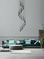 Lustra Chandelier Élancé Noir Minimaliste - Neutralighting