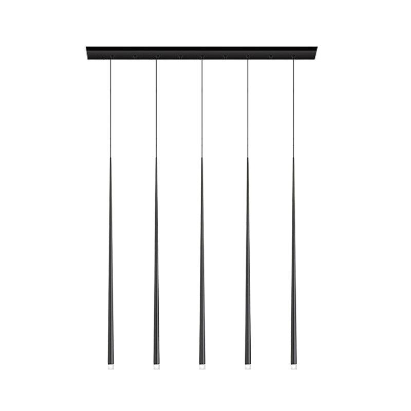 Lustra Chandelier Élancé Noir Minimaliste - Neutralighting