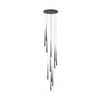 Lustra Chandelier Élancé Noir Minimaliste - Neutralighting