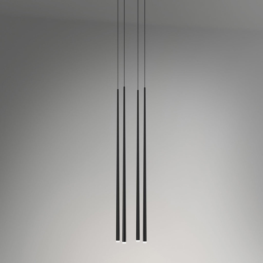 Lustra Chandelier Élancé Noir Minimaliste - Neutralighting