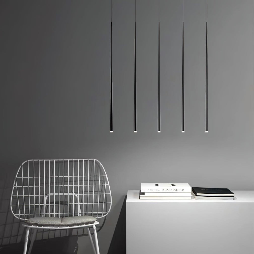 Lustra Chandelier Élancé Noir Minimaliste - Neutralighting
