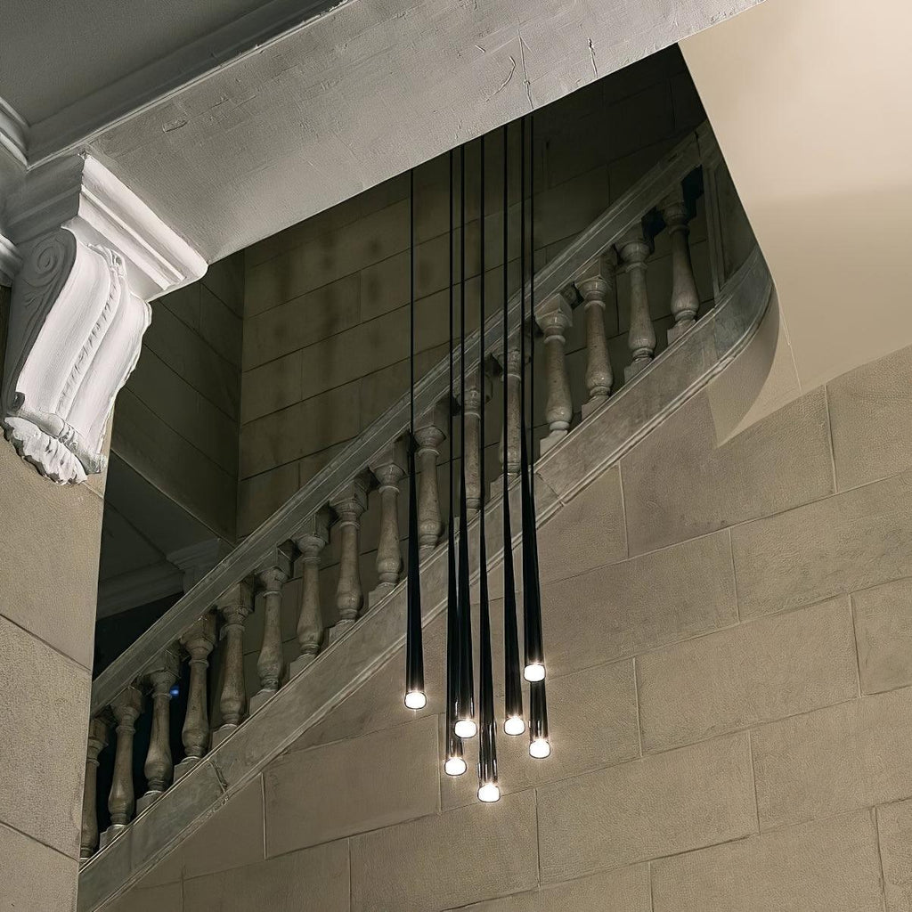 Lustra Chandelier Élancé Noir Minimaliste - Neutralighting