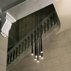 Lustra Chandelier Élancé Noir Minimaliste - Neutralighting