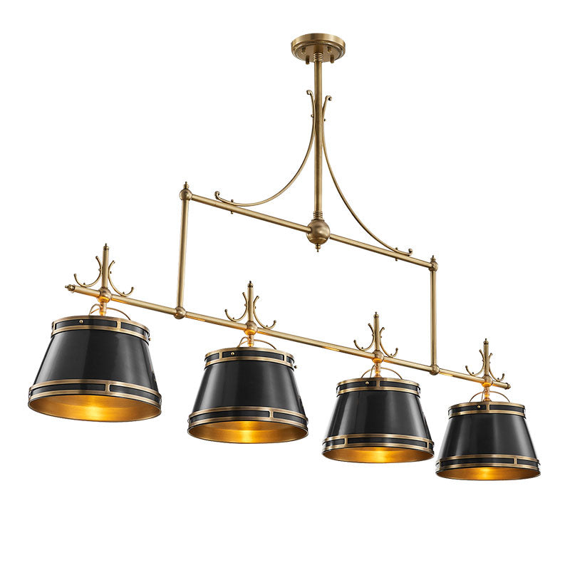 Ulphaion Ancien Industriel Laiton Métal Lustre - Neutralighting