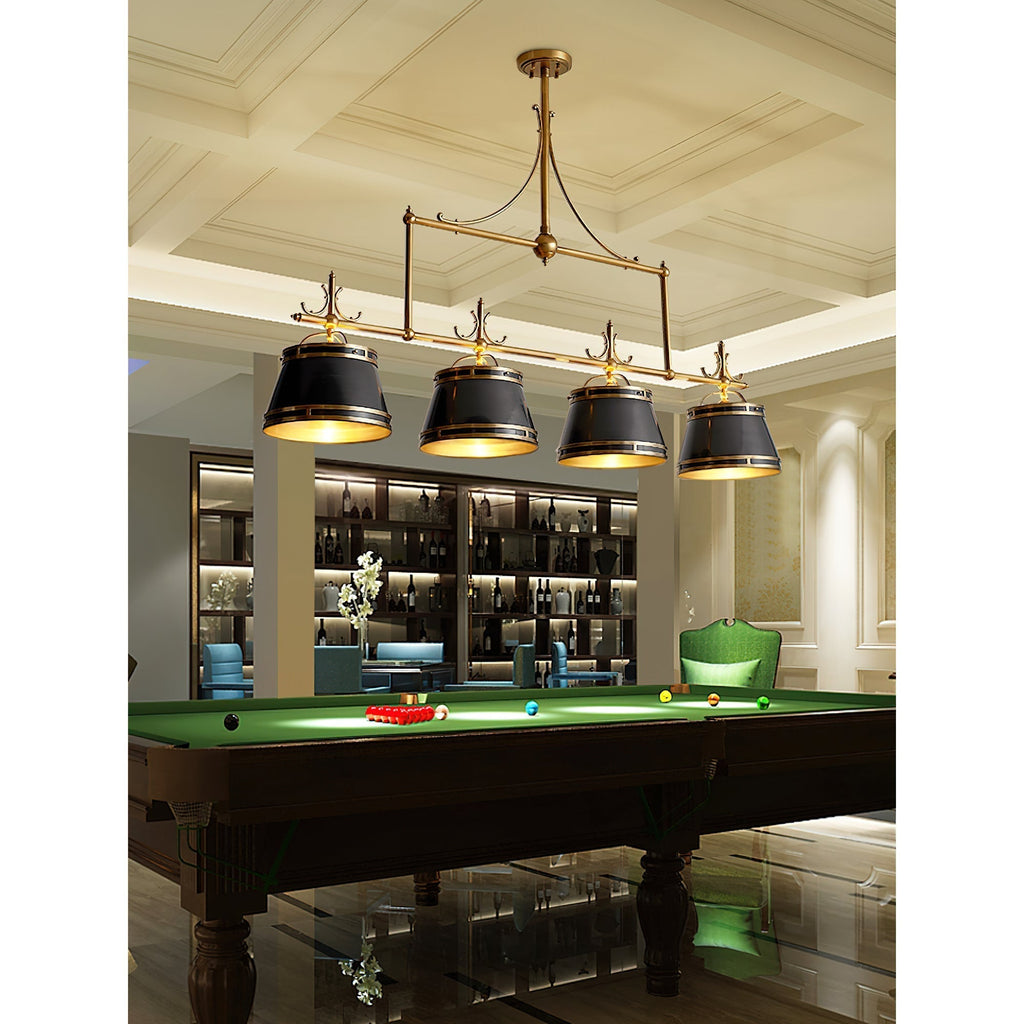 Ulphaion Ancien Industriel Laiton Métal Lustre - Neutralighting
