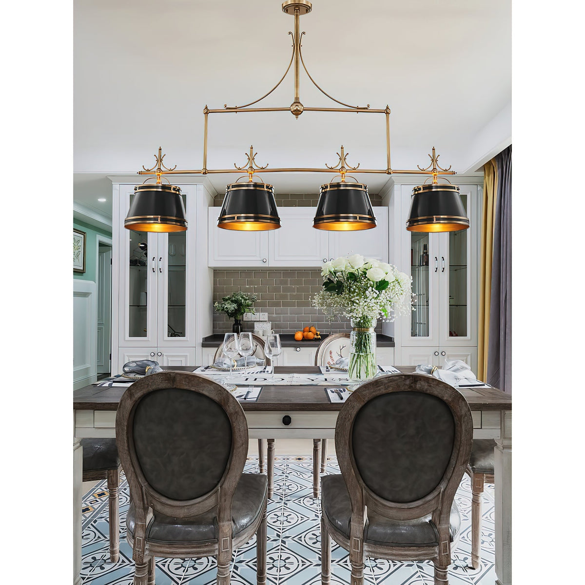 Ulphaion Ancien Industriel Laiton Métal Lustre - Neutralighting