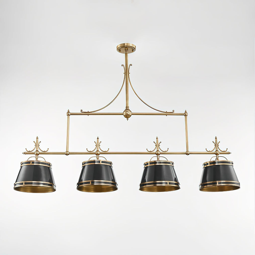 Ulphaion Ancien Industriel Laiton Métal Lustre - Neutralighting