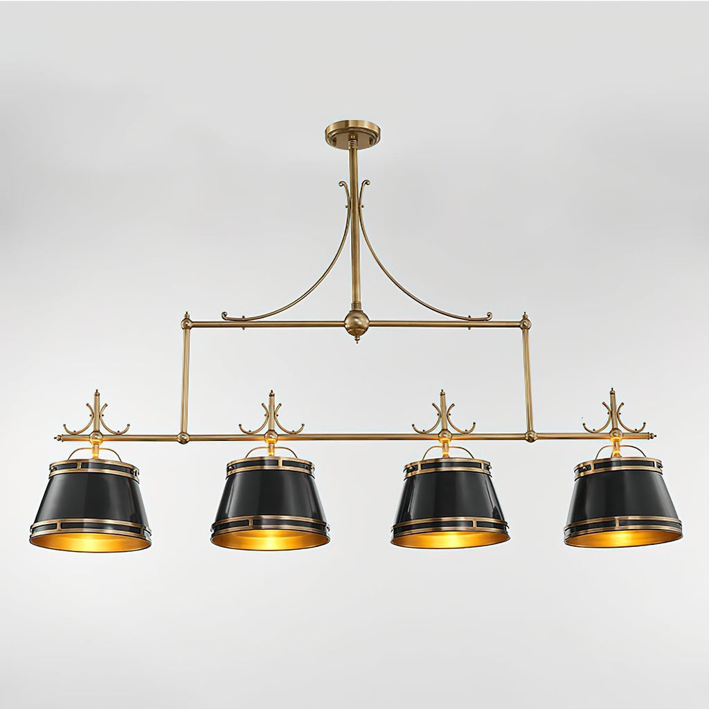 Ulphaion Ancien Industriel Laiton Métal Lustre - Neutralighting