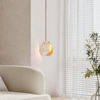 Lunarae Suspension Croissant en Travertin - Neutralighting