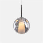 Valentina Moderne Sphère LED Suspension Verre Salle à Manger - Neutralighting