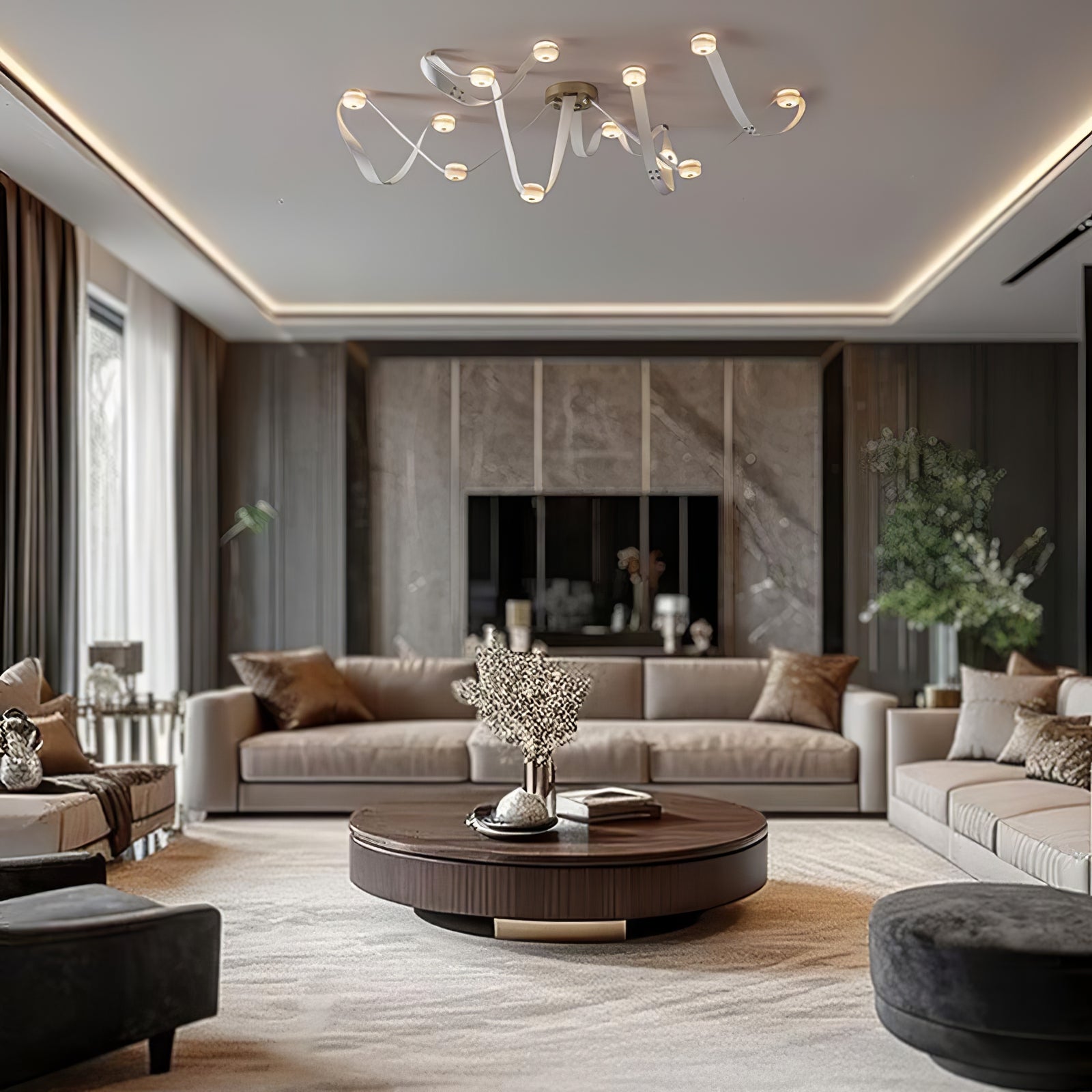 Aeliana Albâtre Pendentif Lumière - Neutralighting