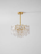 Lustra Chandelier en Verre Flocon de Neige Doré - Neutralighting