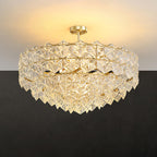 Lustra Chandelier en Verre Flocon de Neige Doré - Neutralighting