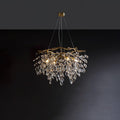 Lustra Chandelier Cristal Branche Or LED - Neutralighting