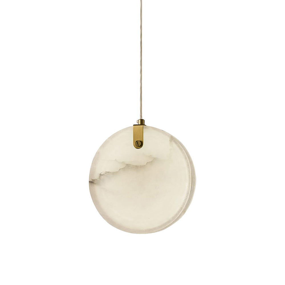 Utalionis Moderne Minimaliste Laiton Albâtre Suspension - Neutralighting