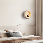 Covynila Applique Murale en Travertin Forme d'Orbe - Neutralighting