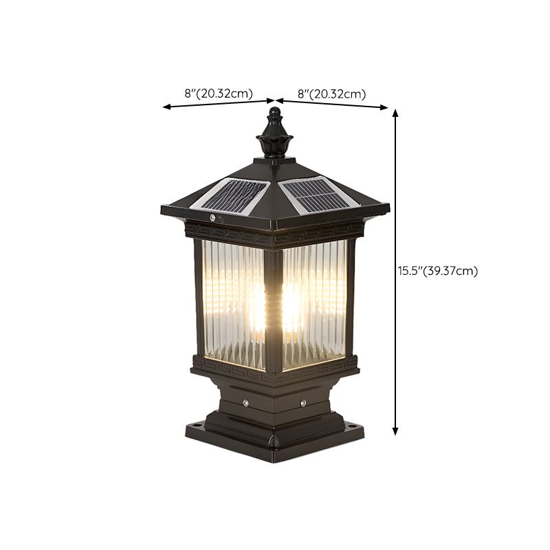 Ray Lumière Solaire Extérieure Métal Classique - Neutralighting
