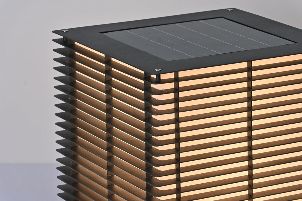 Eryon Lampe Solaire À Grille Extérieure - Neutralighting