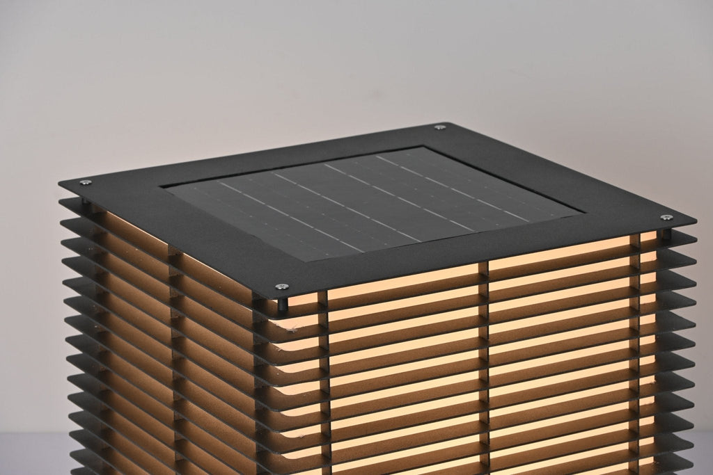 Eryon Lampe Solaire À Grille Extérieure - Neutralighting