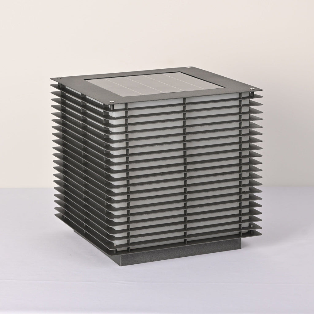 Eryon Lampe Solaire À Grille Extérieure - Neutralighting