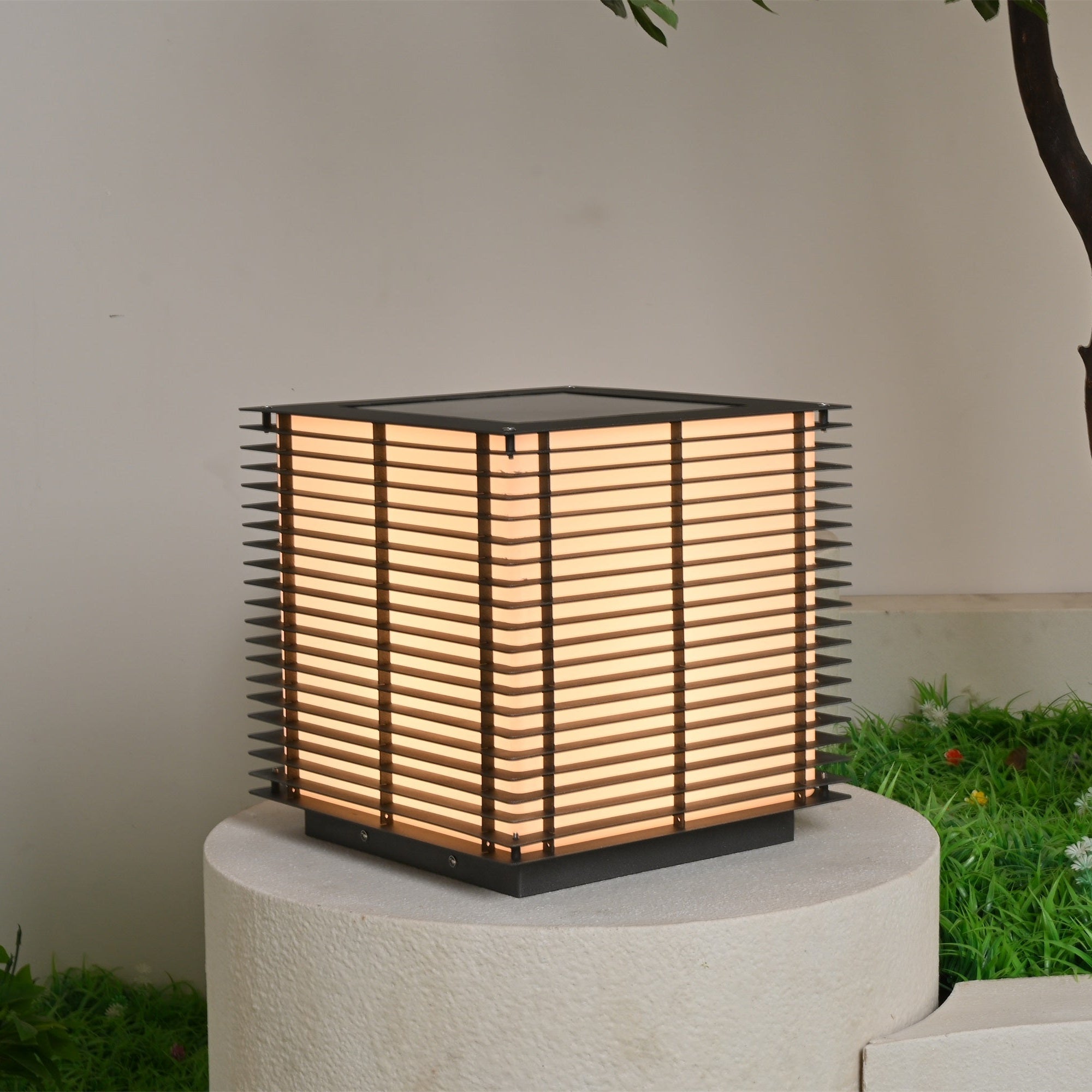 Eryon Lampe Solaire À Grille Extérieure - Neutralighting