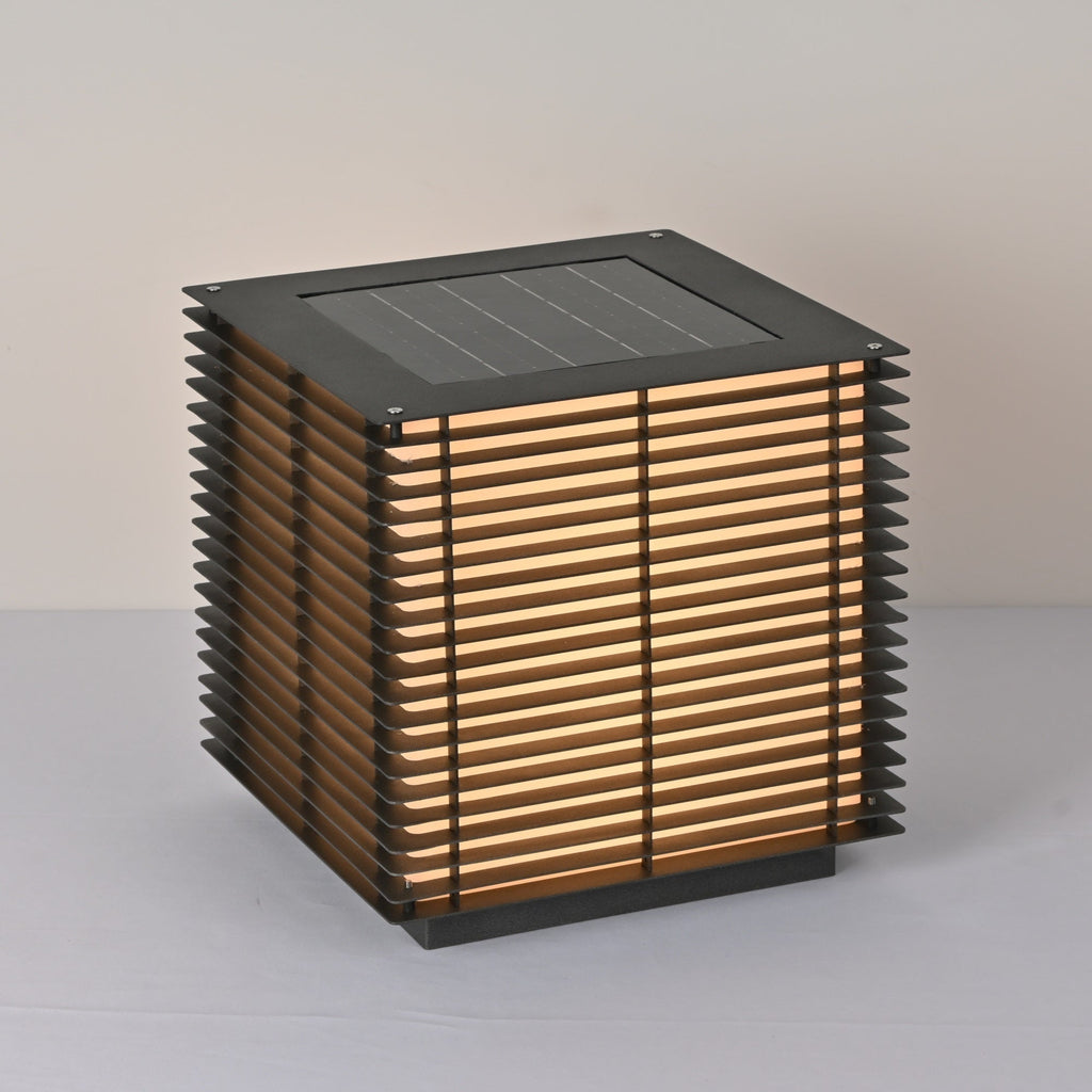 Eryon Lampe Solaire À Grille Extérieure - Neutralighting