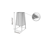 Solara Lampe de Poteau Extérieure à Lames Verticales - Neutralighting