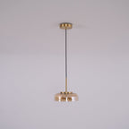 Lustra Suspension en Verre Transparent Élégante - Neutralighting