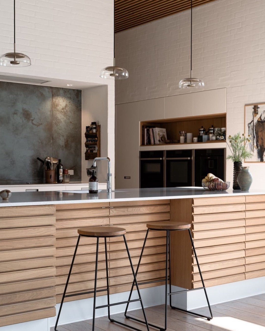 Lustra Suspension en Verre Transparent Élégante - Neutralighting