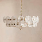Aurora Chandelier Disque Verre Murano Vintage - Neutralighting