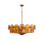 Aurora Chandelier Disque Verre Murano Vintage - Neutralighting