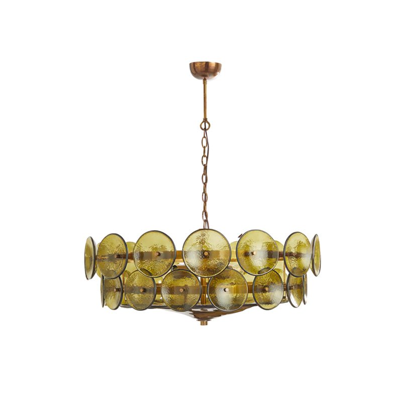 Aurora Chandelier Disque Verre Murano Vintage - Neutralighting