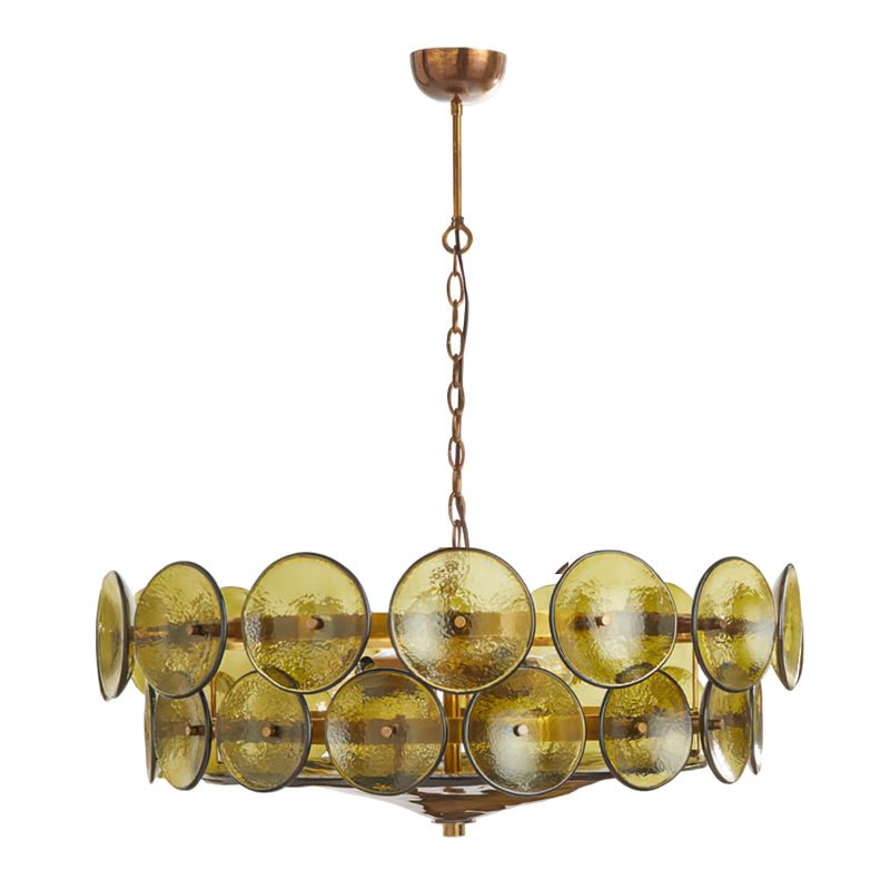 Aurora Chandelier Disque Verre Murano Vintage - Neutralighting