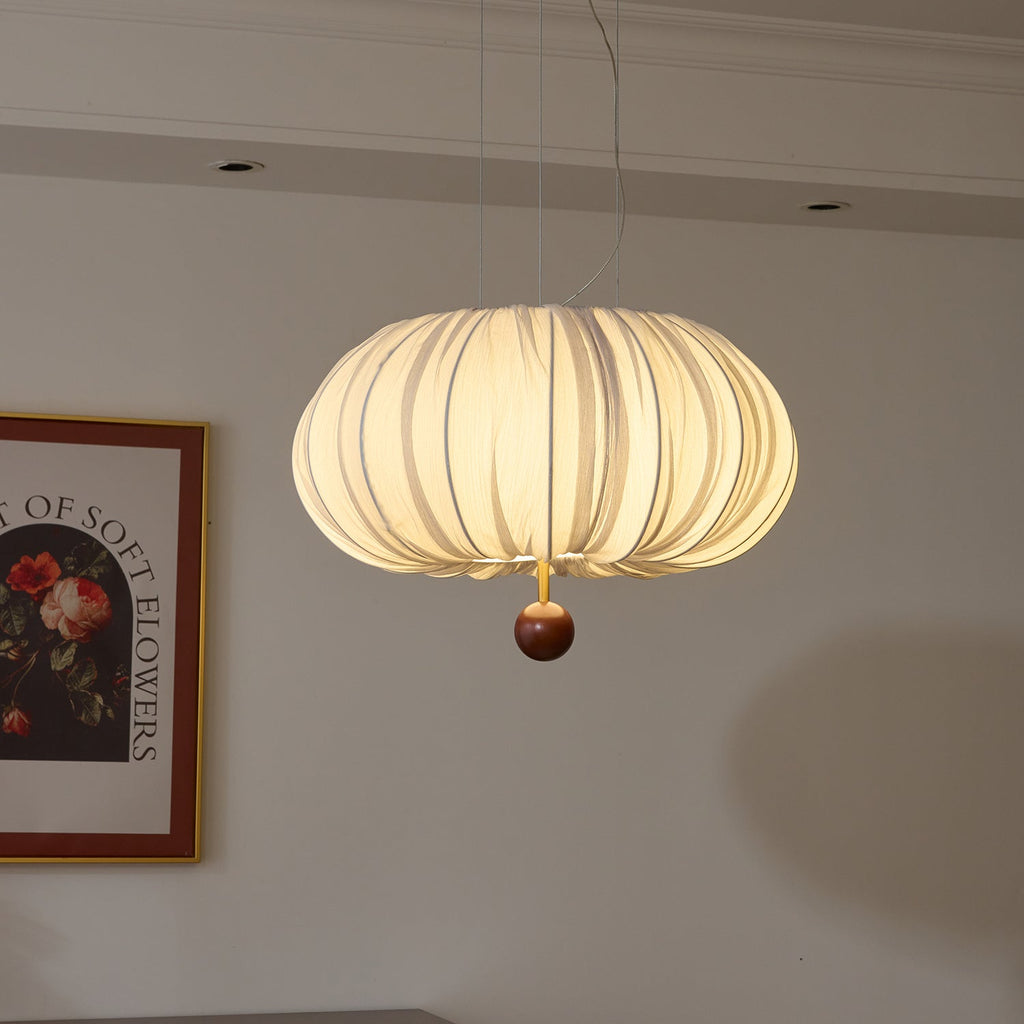 Vasilen Lampe Plafonnier Premium Art Nordic Ballon Bois Tissu - Neutralighting