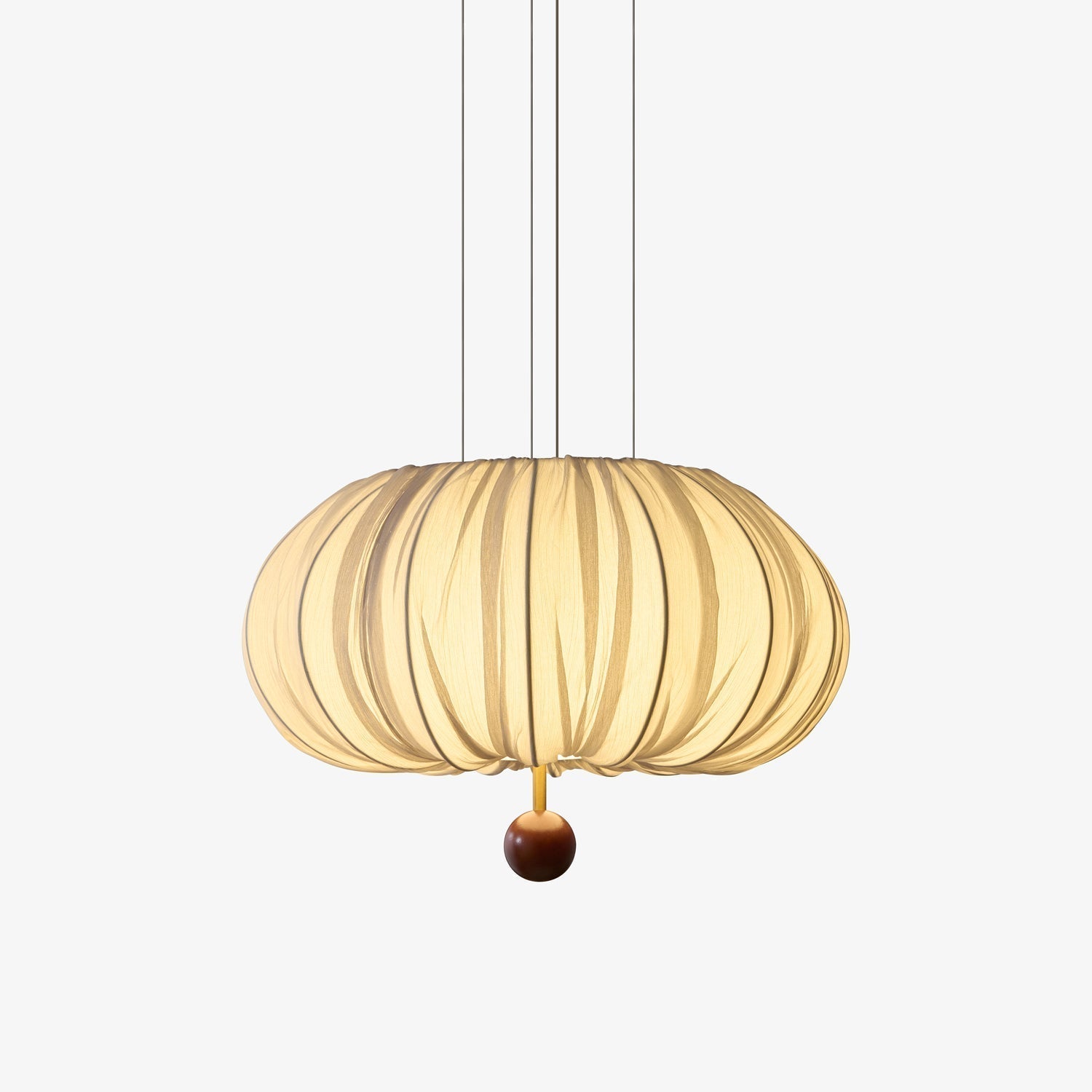Vasilen Lampe Plafonnier Premium Art Nordic Ballon Bois Tissu - Neutralighting
