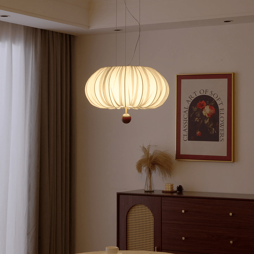 Vasilen Lampe Plafonnier Premium Art Nordic Ballon Bois Tissu - Neutralighting