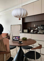 Vasilen Lampe Plafonnier Premium Art Nordic Ballon Bois Tissu - Neutralighting