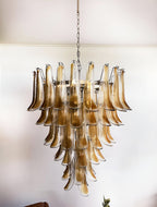 Aurora Lustre Ambre Verre Pétales Superposé Luxe - Neutralighting