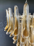 Aurora Lustre Ambre Verre Pétales Superposé Luxe - Neutralighting