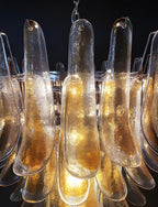 Aurora Lustre Ambre Verre Pétales Superposé Luxe - Neutralighting